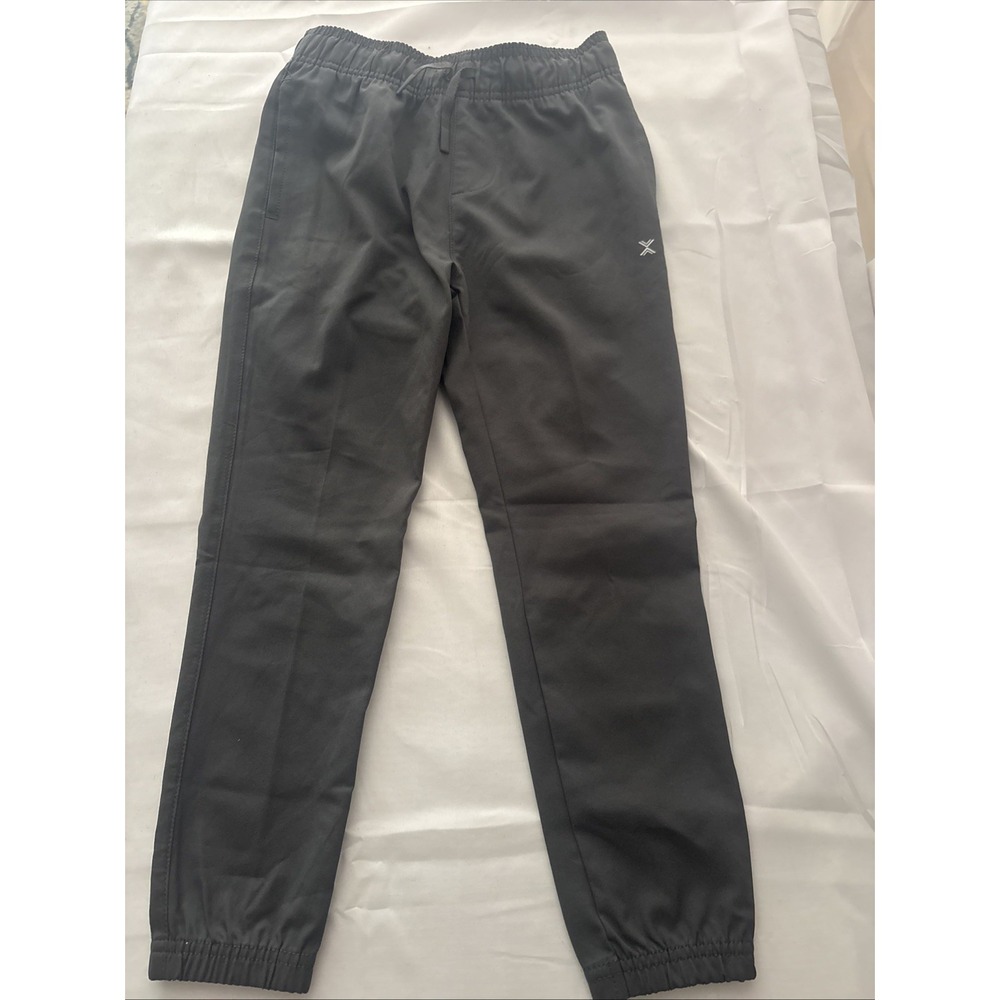 Xersion Quick Dri Kids Pants Size XS 6/7 Dark Grey Drawstring Active Joggers